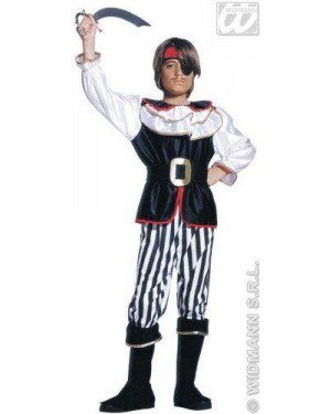 Costume Pirata 128 Cm Casacca Con Jabot,Pan