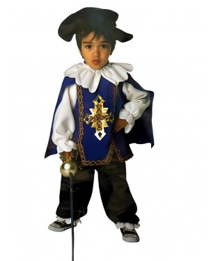 [banned] COMOGIOCHI 3972 costume baby d'artagnan neonato 1/2/4 anni pile