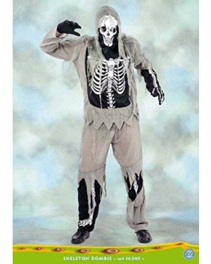 Costume Skeleton Zombie Xl