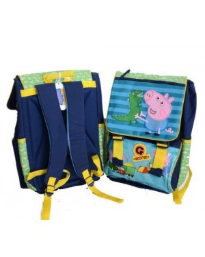 accademia 140950 zaino estensibile scuola george di peppa pig