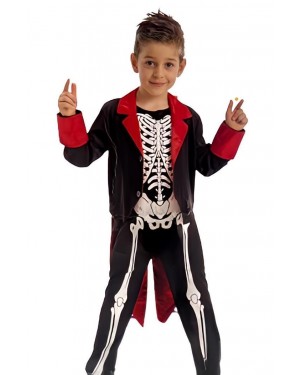 CARNIVAL TOYS 68784 costume scheletrino c/frac tg.v