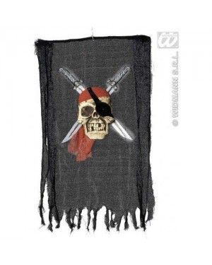 widmann 7789b bandiera stendardi teschio pirata con spade incroc