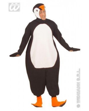 Costume Pinguino L Costume,Copricapo C/Mas
