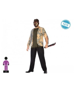 ATOSA 55491 costume zombie t-2 jason