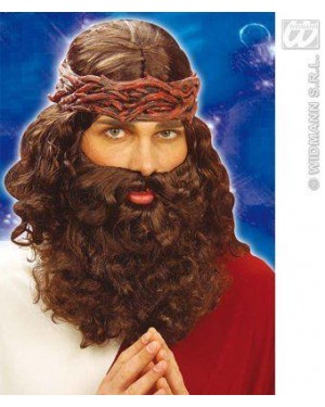 widmann j6262 parrucca gesu profeta con barba e baffi