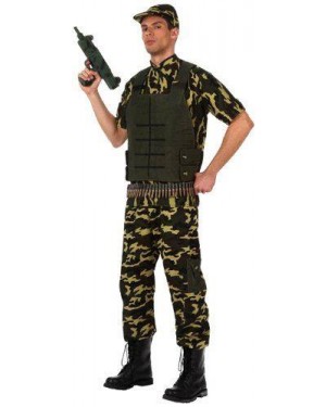 Costume Mafioso Mimetico T-2 Soldato